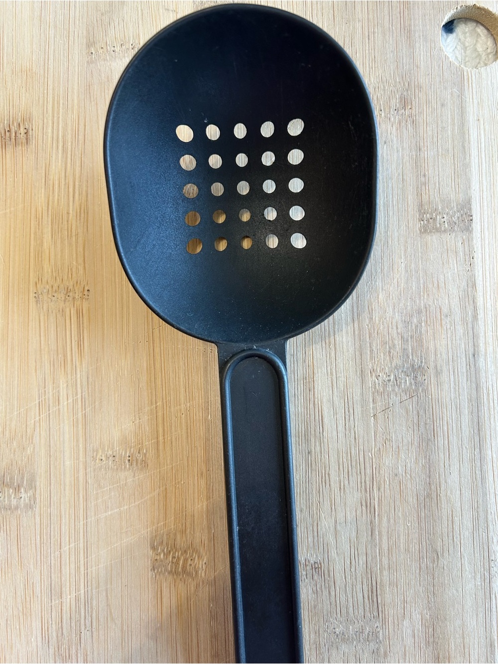 T-FAL Black Nylon Slotted Straining Spoon 12.5" Long Canada Made Great Condition - Picture 3 of 6